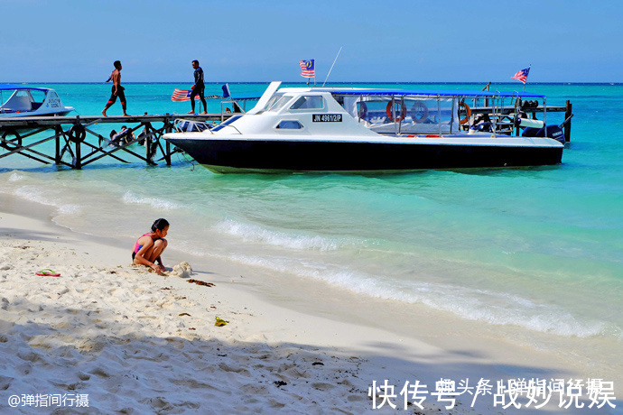 马尔代夫|马来西亚沙巴绝美海岛，海水沙滩堪比马尔代夫，游客却很少