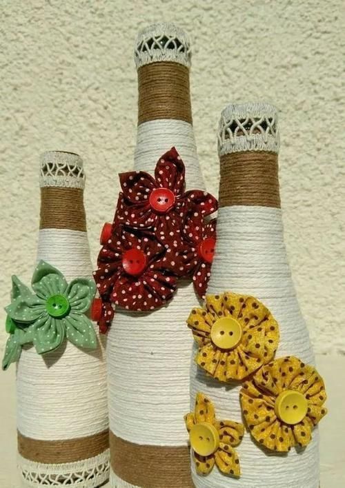 改造|DIY手工制作这是我见过最棒的酒瓶改造方案,好漂亮