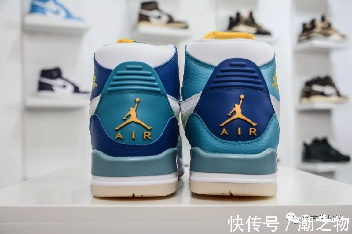 r?活力十足，Air Jordan Legacy 312 冰蓝鸳鸯配色，潮人必备