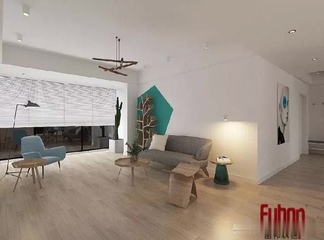 大衣柜|客厅一定要放沙发和茶几的现在都流行这样装啦