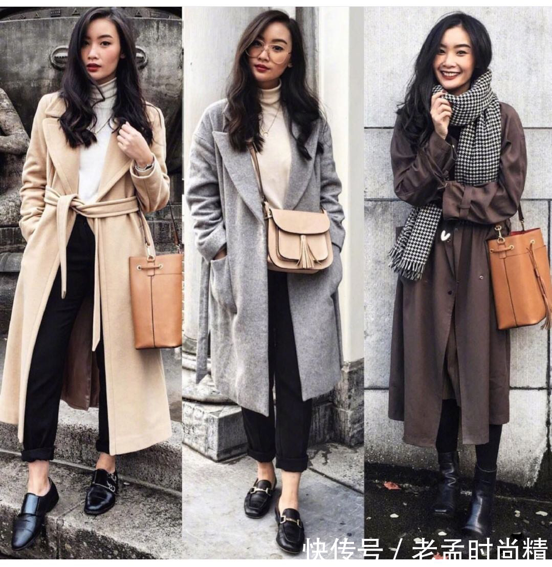 秋冬 换季穿衣太纠结?可盐可甜的秋冬穿搭,颜色搭配很值得借鉴