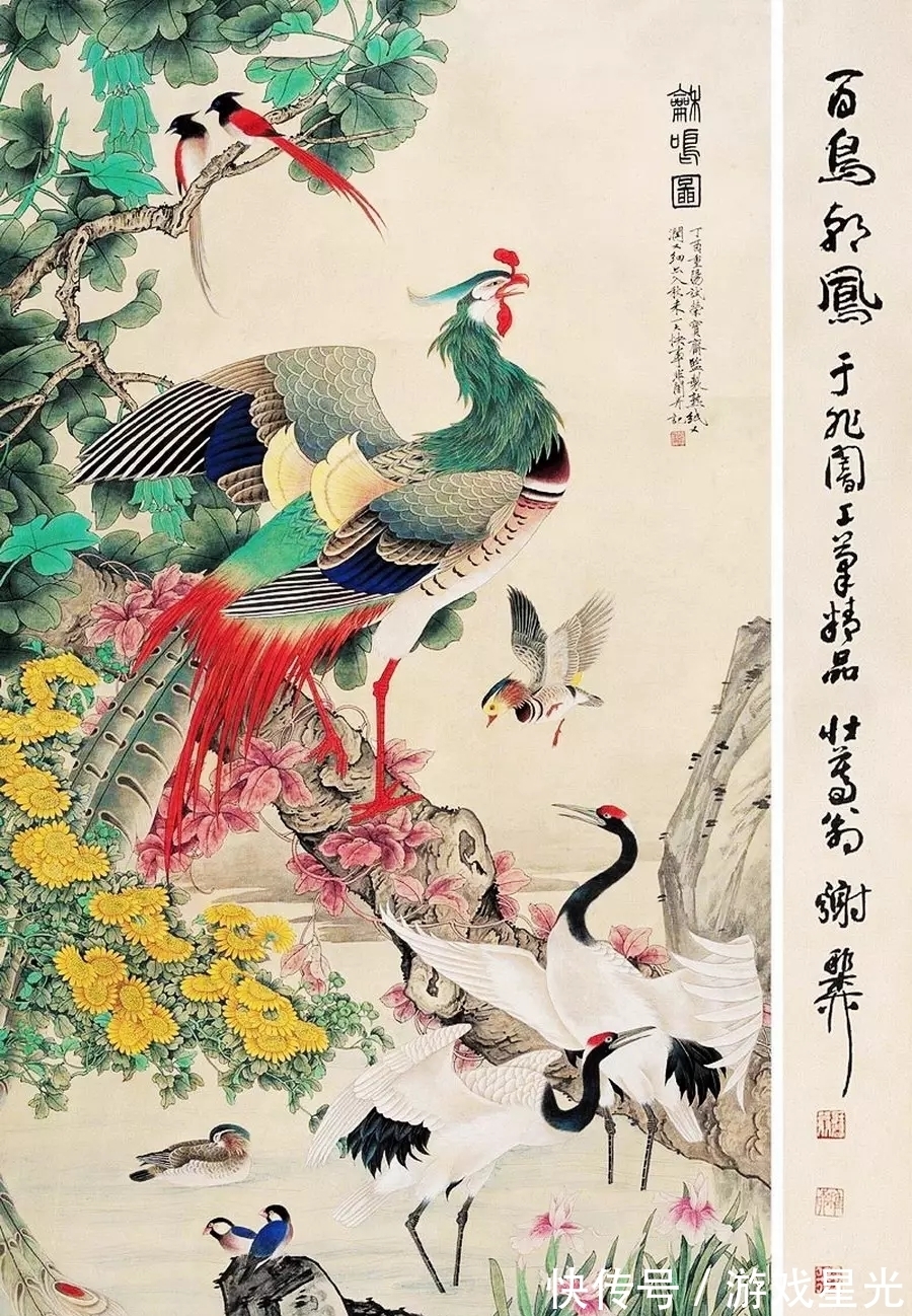 工笔花鸟画|于非闇作品欣赏