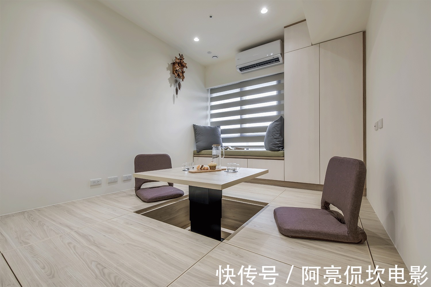 餐厅|116㎡三居室，巧用室内门，打造极具灵活开阔感的新家！