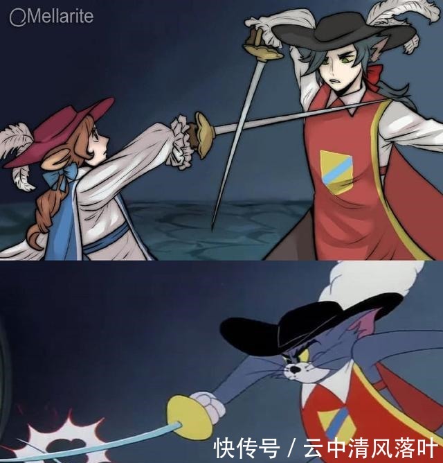 万物皆可“萌”,拟人后的《猫和老鼠》,太有CP感了