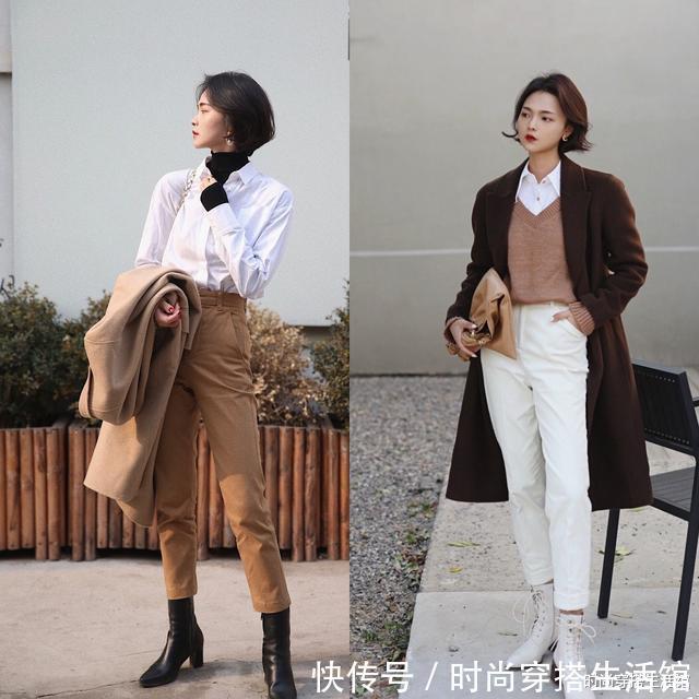 时髦|九分裤+短靴=2022春天王炸组合,这么穿时髦显瘦又保暖,你买了吗