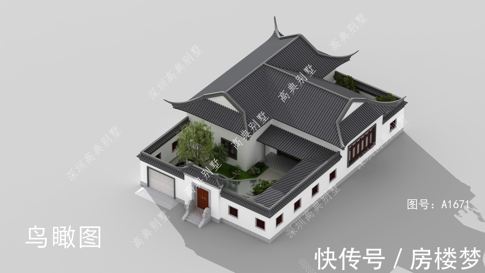 别墅|这款中式风格别墅,外观耐看大方,经得起时间的考验。