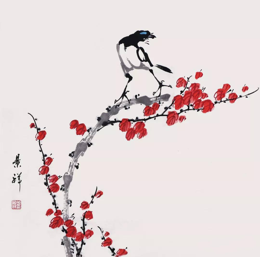 湘潭师范学院!翰墨丹青展风采——画家曾景祥花鸟画作品欣赏