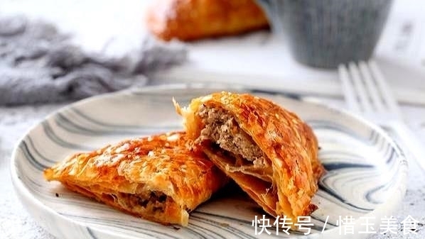 馅儿料|想吃肉饼不会揉面?教你一招代替,外酥里嫩还能拉丝