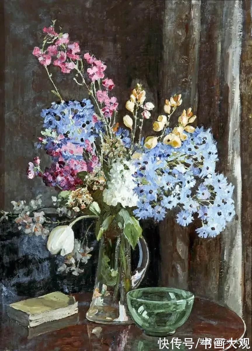 女艺术家Flowers$英国女艺术家Flowers Emily Beatrice Bland风景花卉油画欣赏 ???