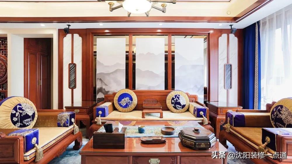 书房|125㎡中式装修实景案例