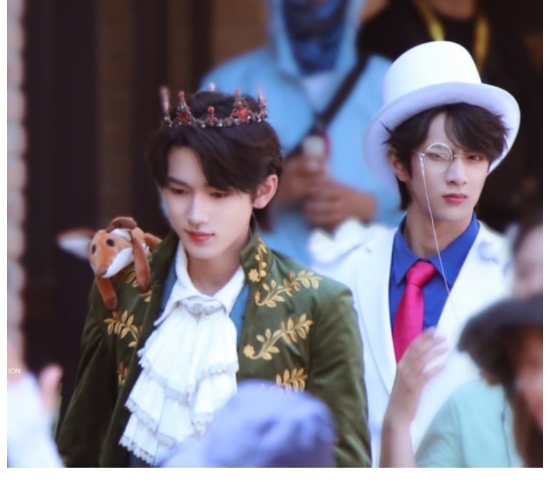 宋亚轩cos小王子，刘耀文cos怪盗基德，看两人路透照收视要爆棚