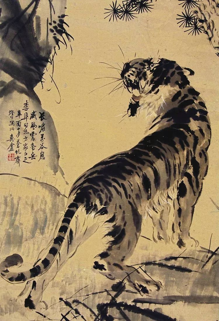 包国勇#胡爽庵:被埋没的现代画虎大师