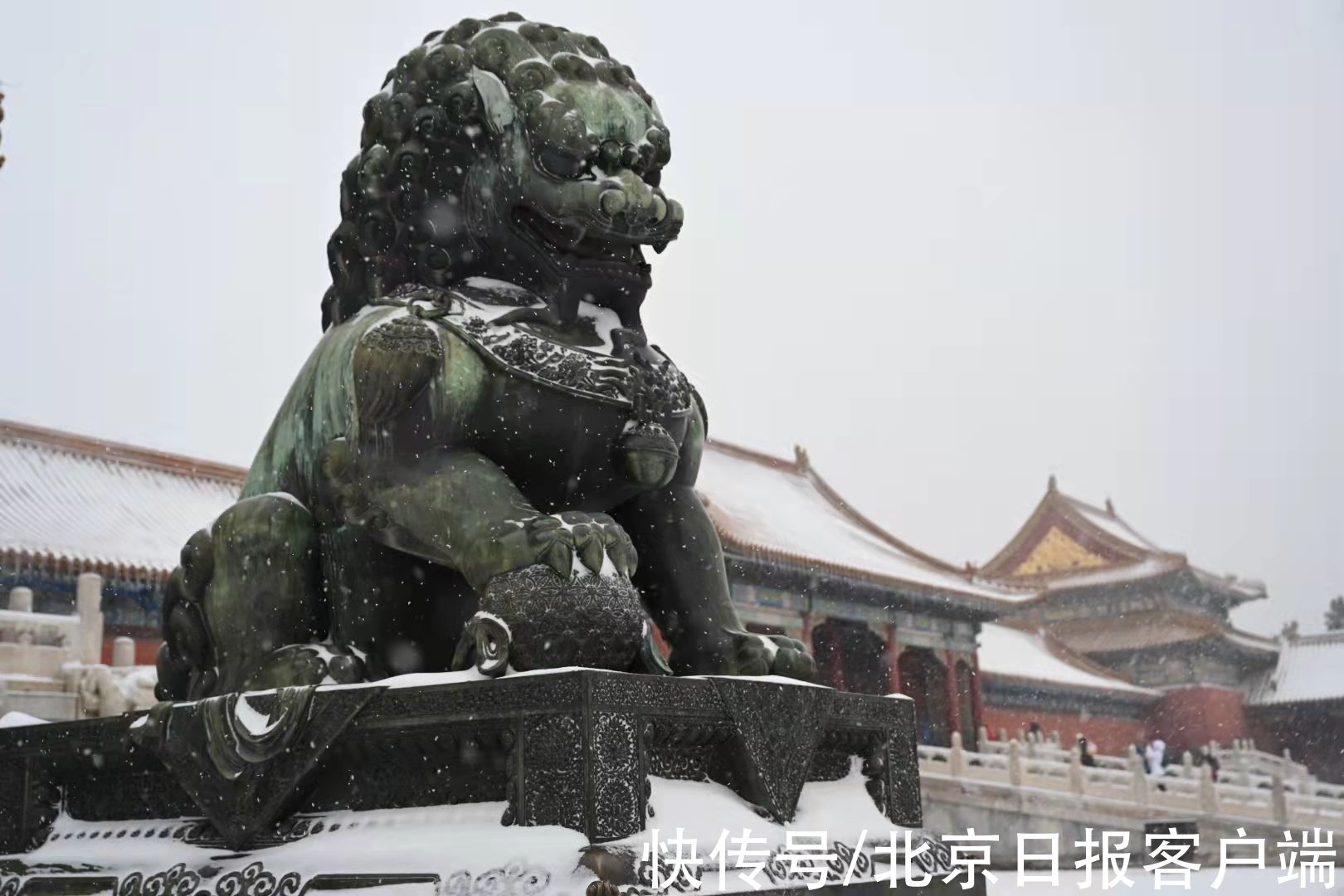 美景|立冬恰逢初雪，北京号带您“云”赏雪后美景