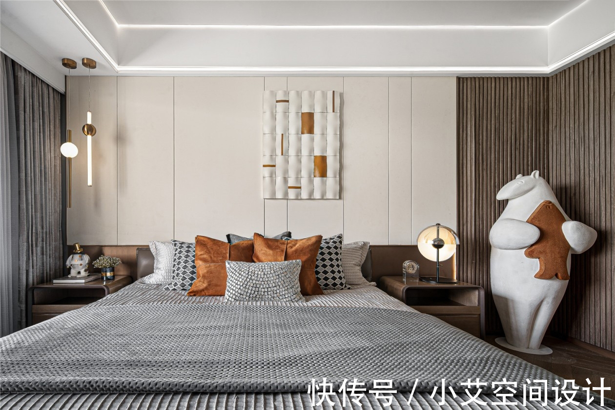 叠墅|174㎡叠墅软装设计,打造现代空间的时尚奢华感!