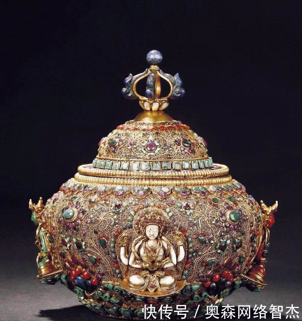 “掐丝珐琅”当时只有皇亲国戚才有幸一见!