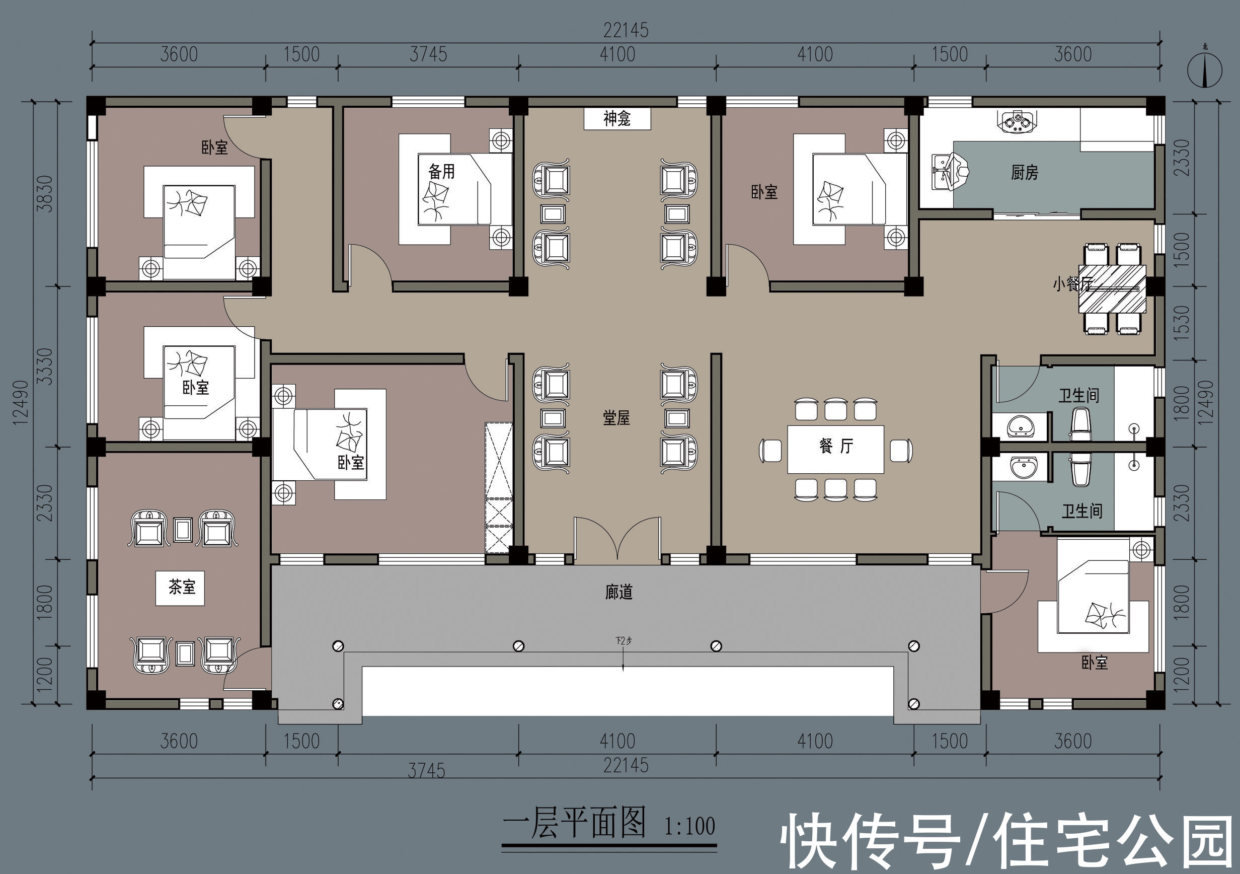 养老房|回农村给父母建养老房，就在这10套图纸里选一套吧，颜值高又实用