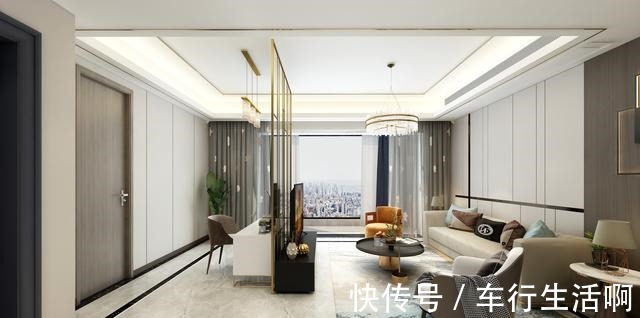 饰面|中信泰富137㎡现代轻奢风,巧妙分区、时尚与实用并存!