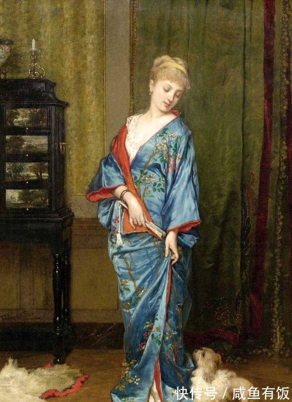 画家|比利时画家弗兰斯.维哈斯Frans Verhas油画人物作品鉴赏