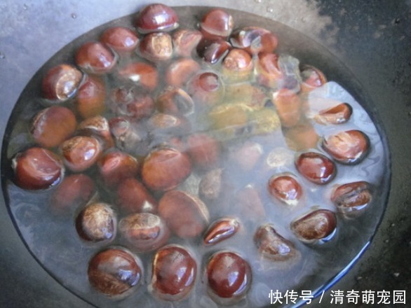 煮板栗,直接水煮是大错!多加1步,个个自动开口,好剥壳不粘皮