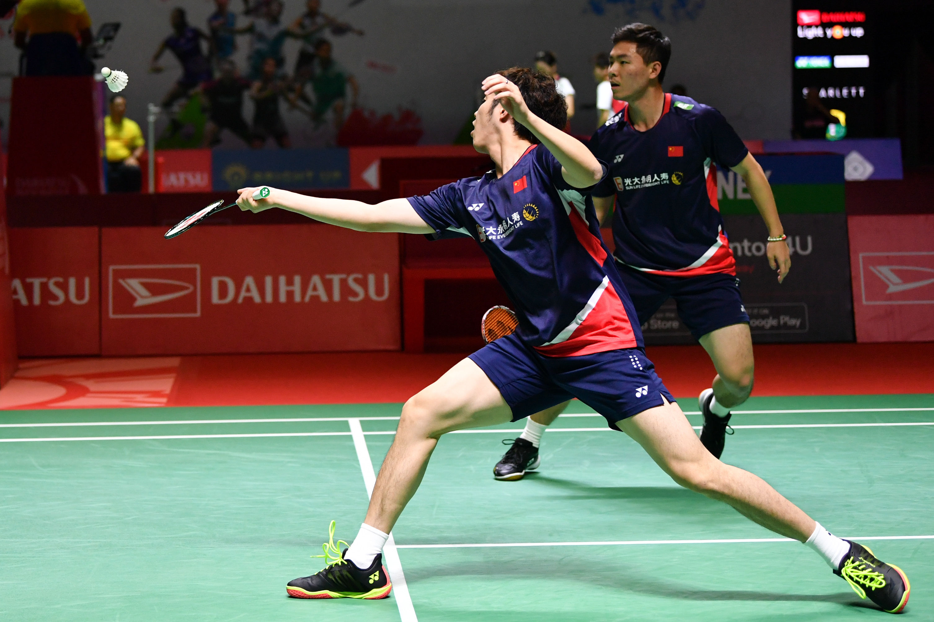 羽毛球——印尼大师赛:何济霆/周昊东晋级四强