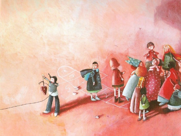 海贝卡·朵特梅-!插画师海贝卡·朵特梅-喜欢用不透明水彩作画,人物造型充满想象力并带有诡异气质