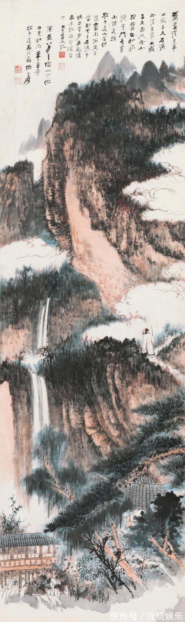 万里长江图$傅雷:张大千作品“俗不可耐,趣味低级,仕女画尤其如此”