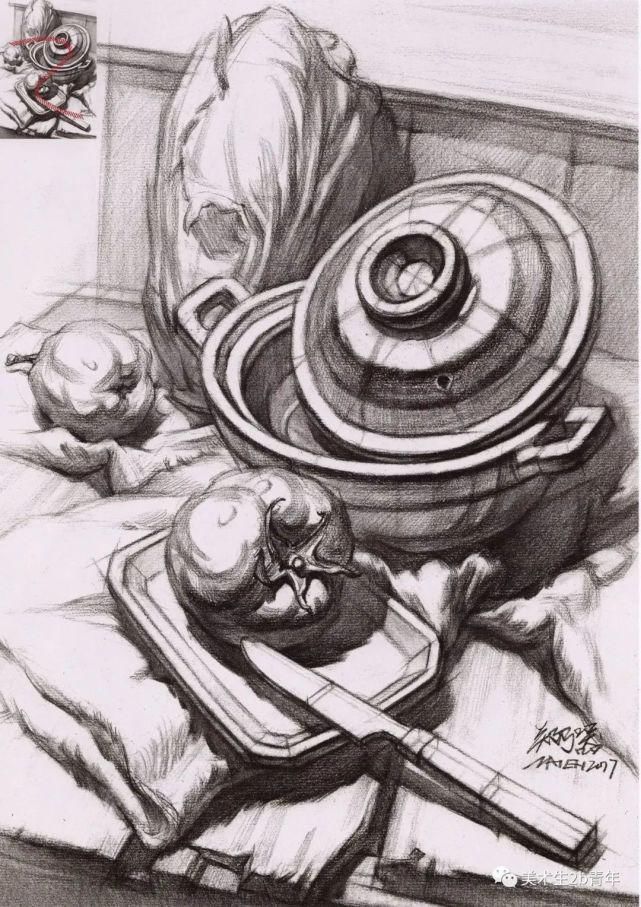 结构$画素描结构那么枯燥为什么还要画?这样想你就错了?