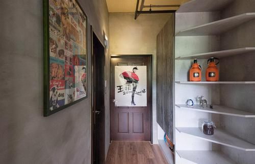 亮点|62平工业Loft，全屋装修毛坯风，墙壁像是混凝土，实在太酷了