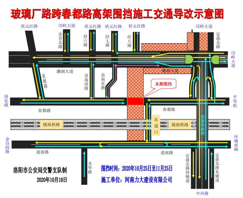 欧亚达市场|春都路封闭施工，必看绕行路线！