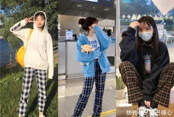 文艺|2020流行格子裤,穿上它文艺又时髦,小个子女生更离不开它