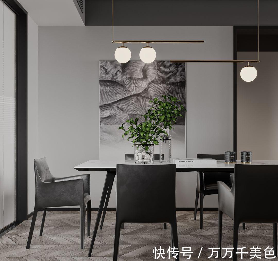 房子|155㎡黑白时尚风,简约中见格调,大赞女主的品位