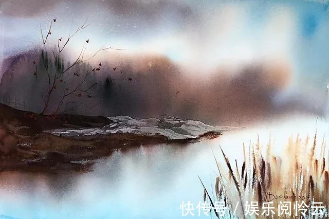 屏保$充满仙气的水彩画,每一张都可以用来做屏保!