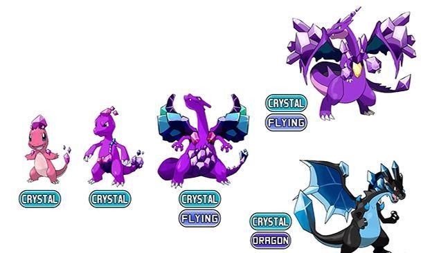 火龙变成|精灵宝可梦:8种不同形态的小火龙同人画作,恶魔龙帅出了天际!