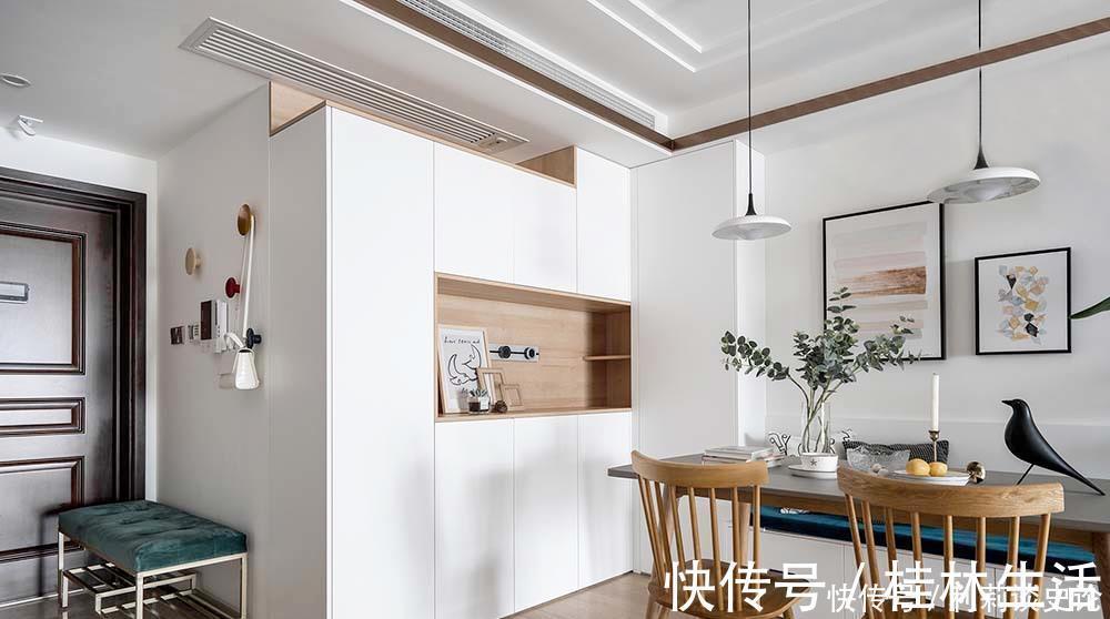 北欧风|看看人家的设计，110㎡简约北欧风，清新明亮有格调！美翻了