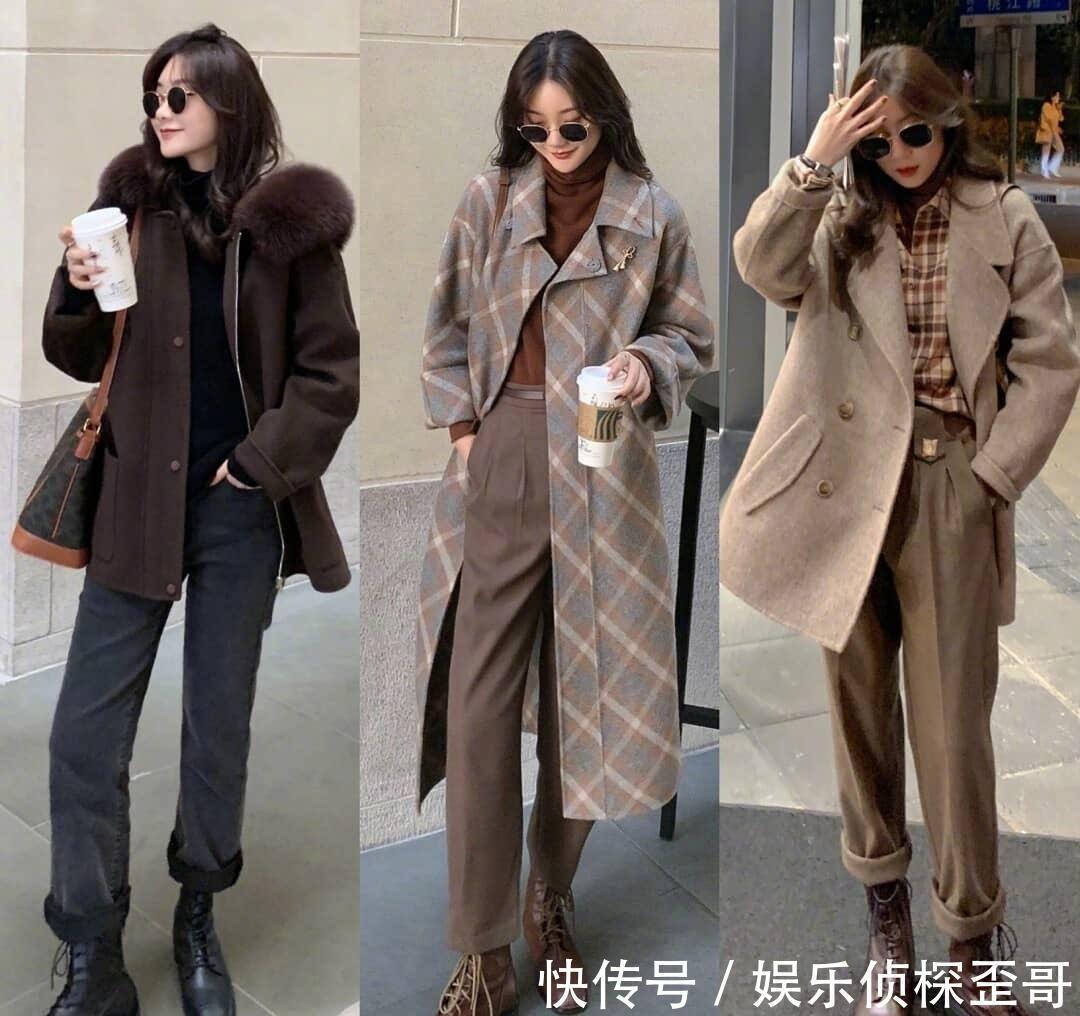 搭配 秋冬搭配没思路,高冷通勤风穿搭,保暖还时尚