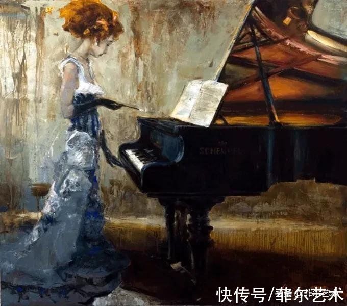 雷兹尼琴科！乌克兰著名画家谢里·雷兹尼琴科人物油画作品欣赏