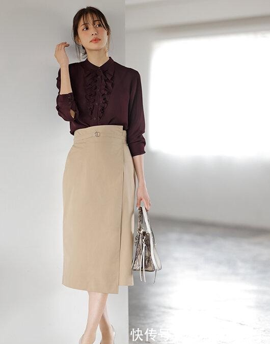 半身裙|今年半身裙别瞎穿,认准这些“上短下高腰”技巧,巧妙显高又时髦