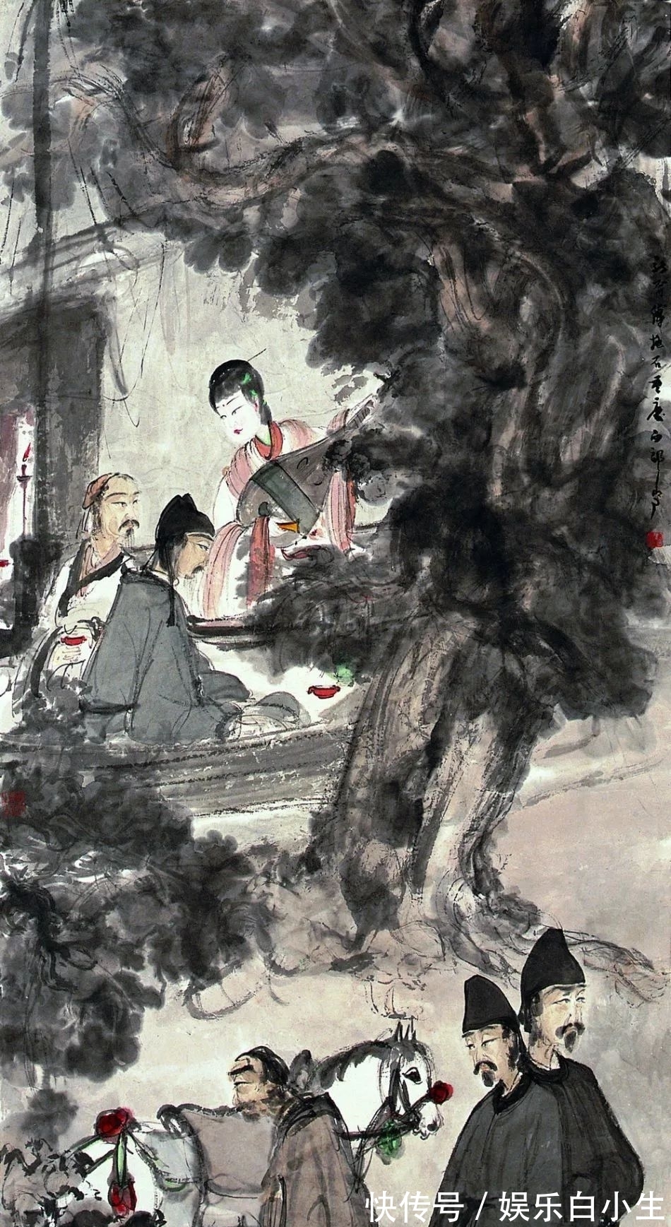 中国画！傅抱石：人民能了解的艺术，才是真正的艺术