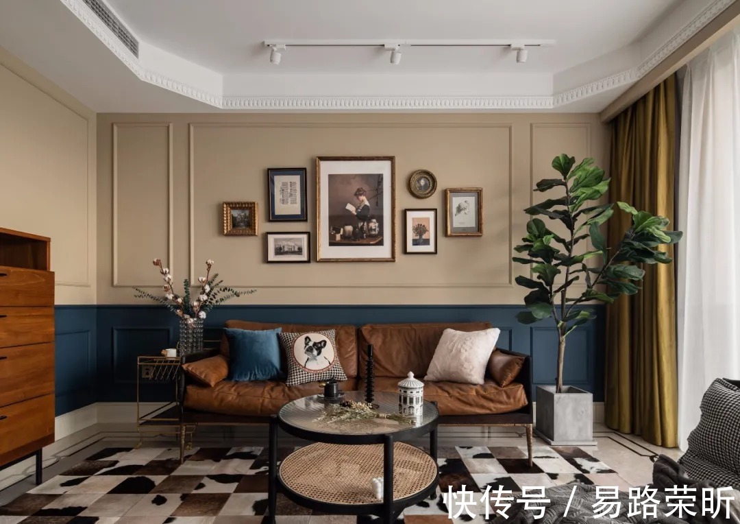 住所|把屋主中意的颜色通通搬到家中，塑造出一个时尚又颇具复古气息的高级感住所