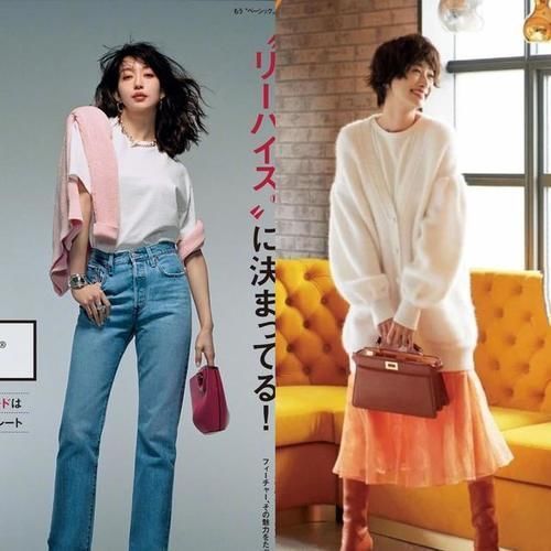 针织衫 穿衣的关键在于配色搭配,当白色遇上彩色,时髦减龄又落落大方