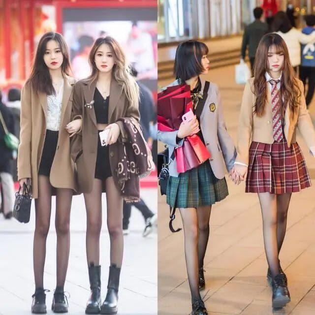 肉感|别再穿堆堆袜了! 街拍达人更爱穿“丝袜”, 高级又显瘦, 很吸睛