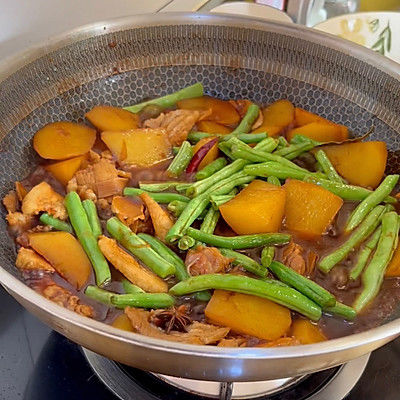 土豆炖豆角