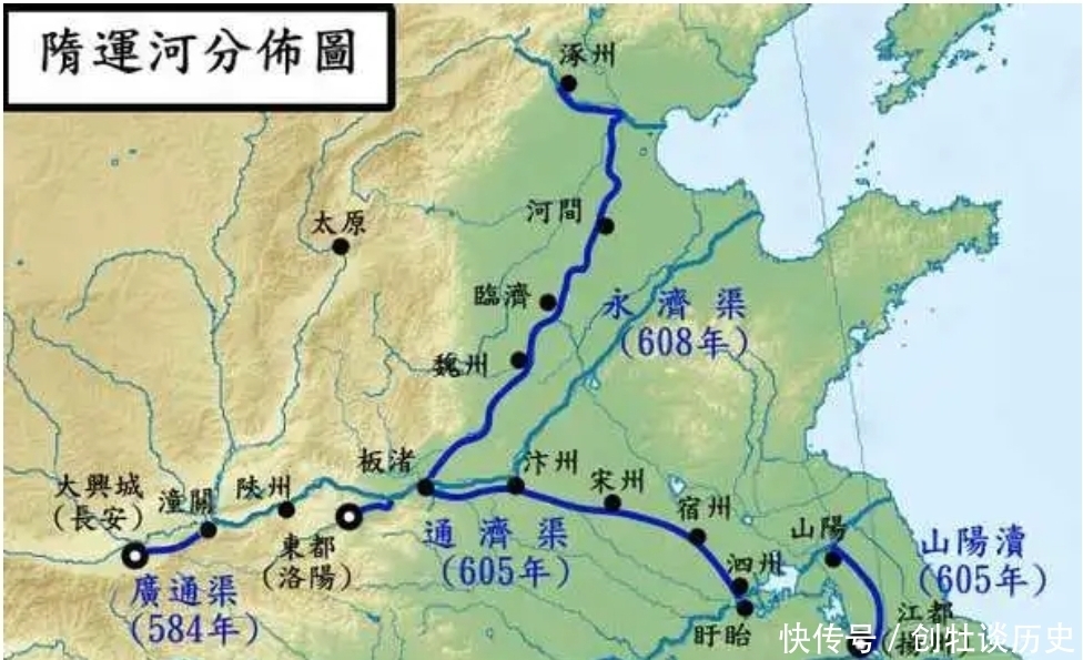 路线|杨广修大运河的目的何在?专家:你把它的路线连起来,就看出来了