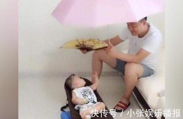 宝宝|爸爸出差回来,被妈妈安排照看宝宝,父子俩相处的画面把妈妈笑翻