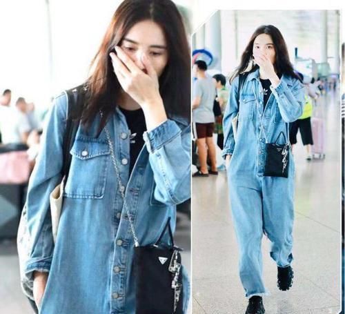 牛仔装|牛仔装怎么穿才好看,看小宋佳的牛仔私服搭配,时髦减龄又高级