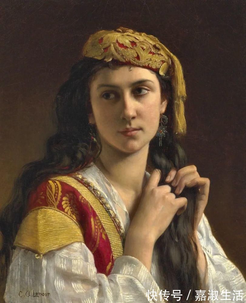 画家#法国画家查尔斯笔下风华绝代的仙女,太美了!