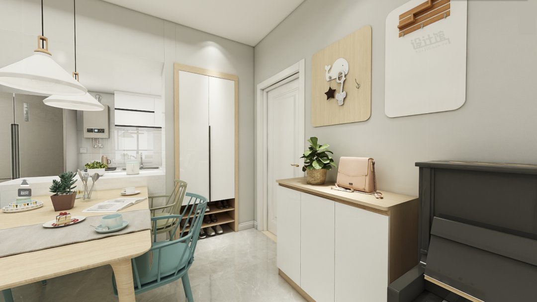 无处安放|开门就是大厅的户型,鞋柜如何摆放?客厅的私密性如何保障?