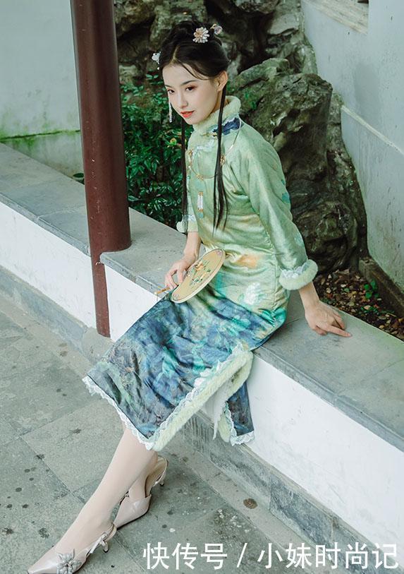 旗袍棉服|嫌羽绒服太臃肿? 今冬试试这3件“复古”棉服, 温暖显瘦还提气质