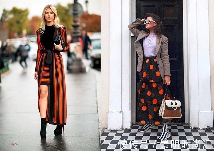 柑橘橙 这个能让冬季变得灵动有趣的颜色,只要穿对了,绝对是最吸睛穿搭