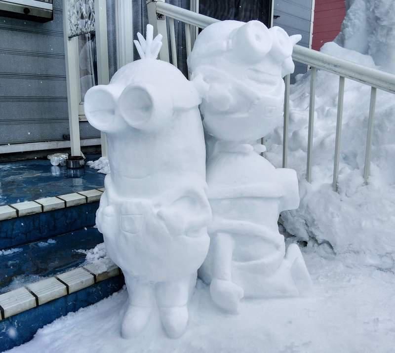 超还原的动漫雪人，大神们的造形力成就各种路边奇景